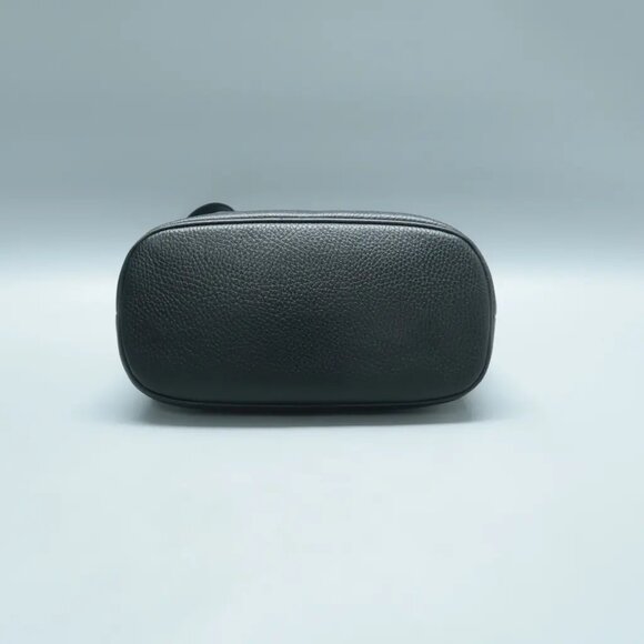 GUCCI Dome Black Leather Satchel 552-012825 - Picture 5 of 12